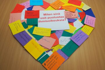 Festivaalikävijät keksivät paljon keinoja ihmisoikeuksien edistämiseen